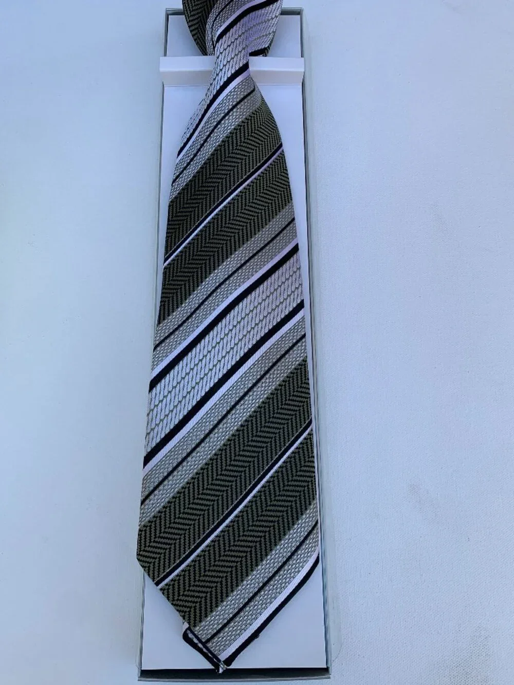 VITO RUFOLO 100% Silk Tie for Men Made in Italy 57